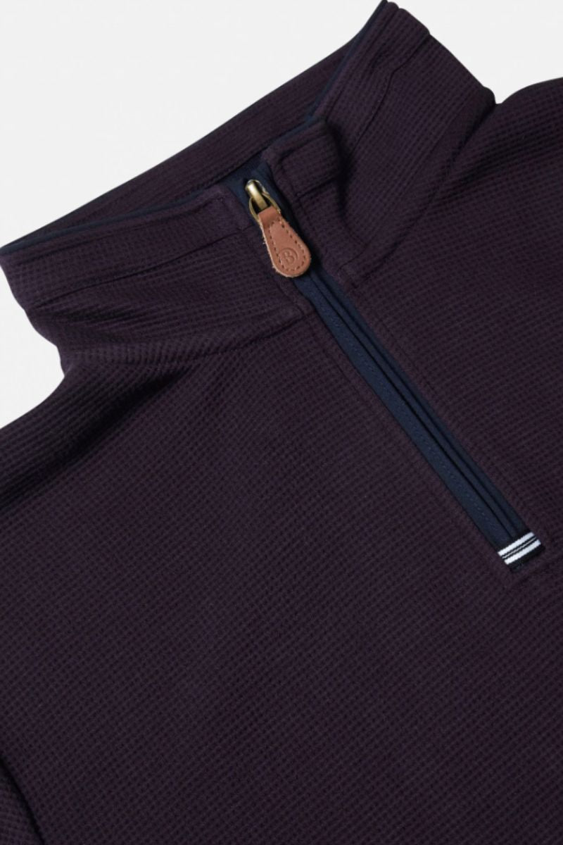 Benetti Walter 1/4 Zip Grape