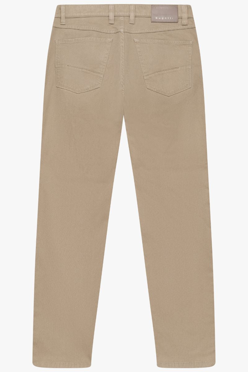 Bugatti 16307E 5 Pocket Chino Beige