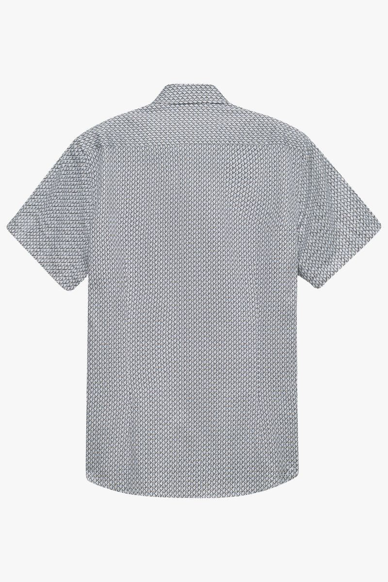 Bugatti 18513E Short Sleeve Print Shirt