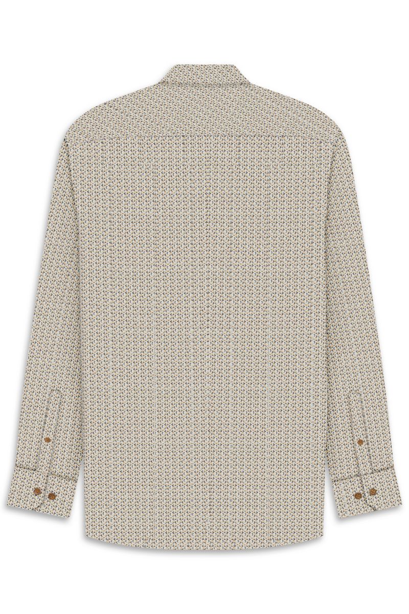 Bugatti 28511F Printed Button-Down Shirt