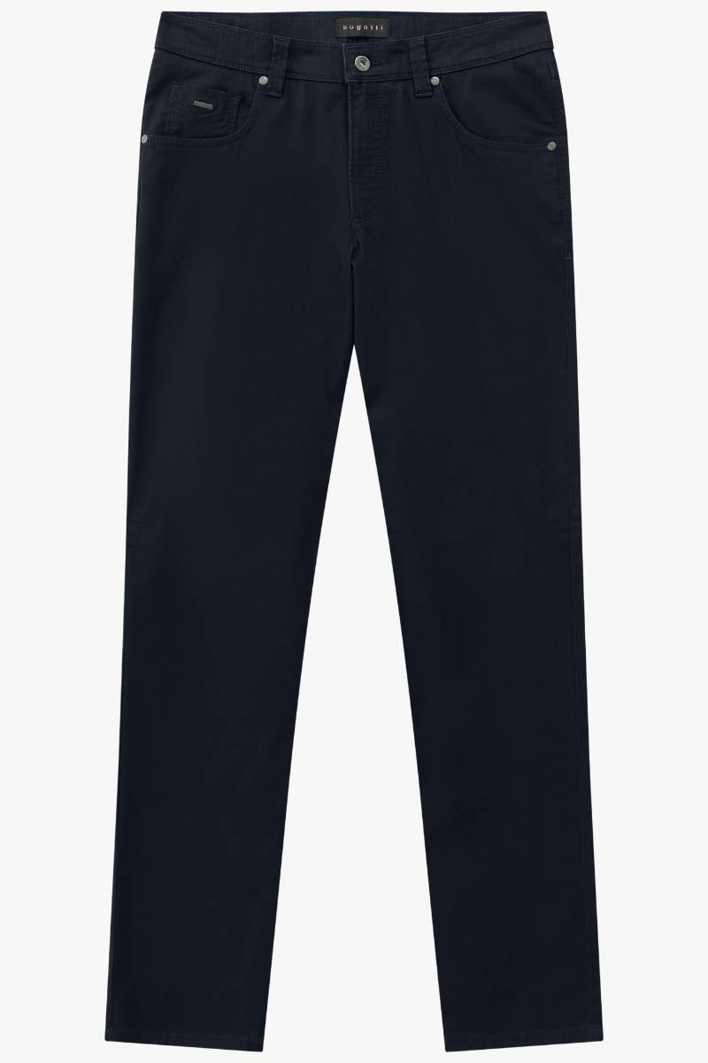 Bugatti 76101 5 Pocket Chino Marine
