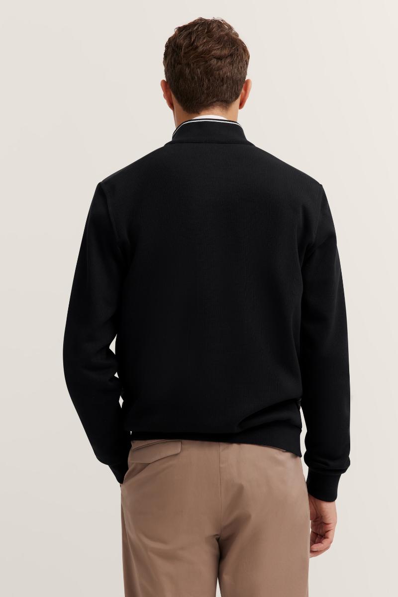 Bugatti 95121 Hybrid Full Zip Black Jacket