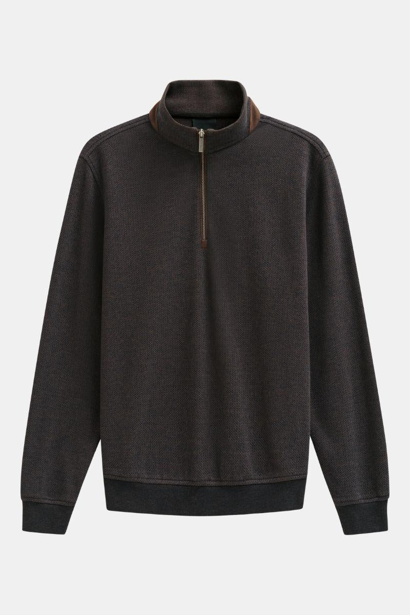 Bugatti 8550/85055D 1/4 Zip Sweatshirt Col 90