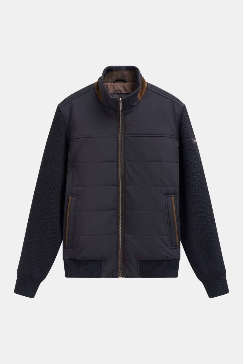 Bugatti 7600/85556D Full Zip Navy Hybrid Jacket