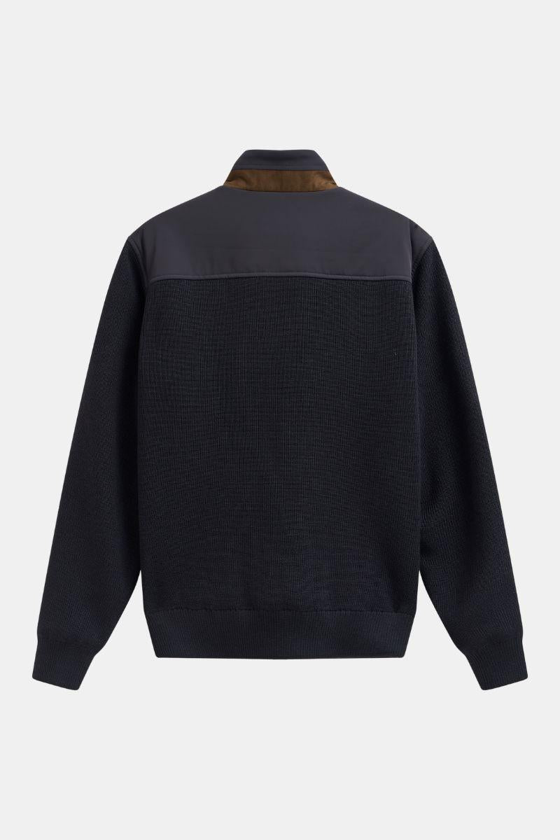 Bugatti 7600/85556D Full Zip Navy Hybrid Jacket