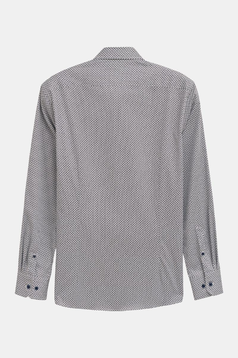 Bugatti 88516D Navy Print Shirt