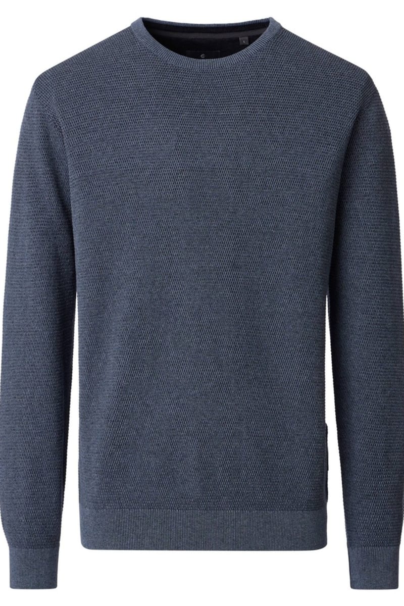 Casa Moda 78900 Regular Fit Cotton Crew Neck Jumper Silver