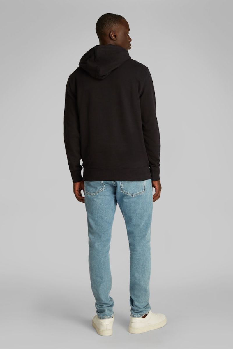 Calvin Klein 27113 Woven Label Hoodie Black
