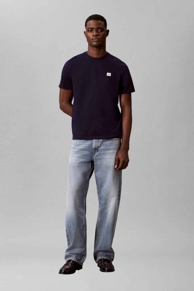 Calvin Klein 272 Badge 30s T-Shirt Maritime