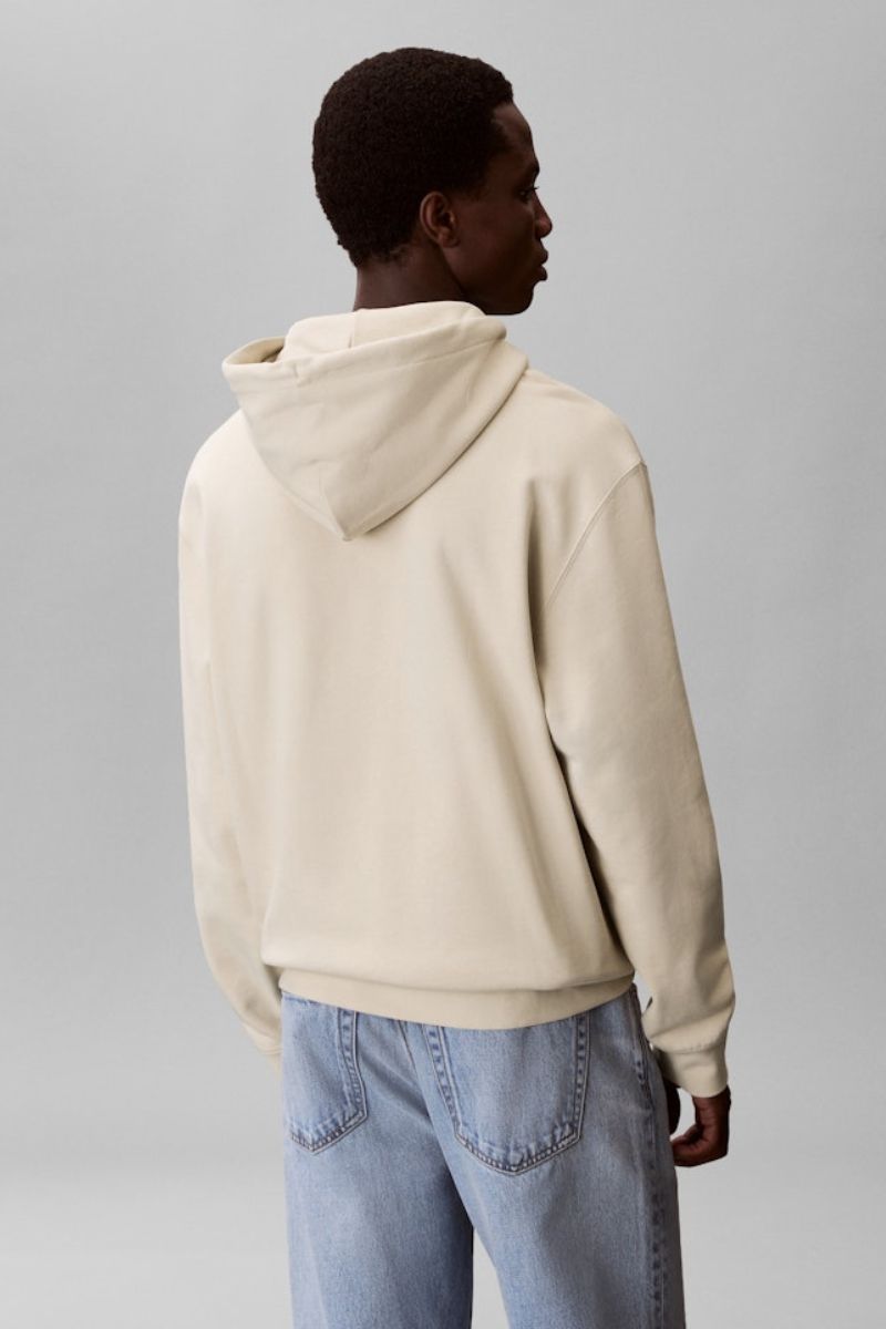 Calvin Klein 274 Terry Badge Hoodie Oatmeal