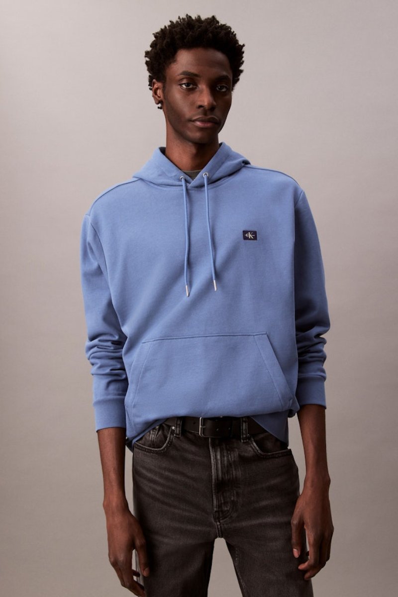 Calvin Klein 374G 350 Terry Hoodie Dull Blue