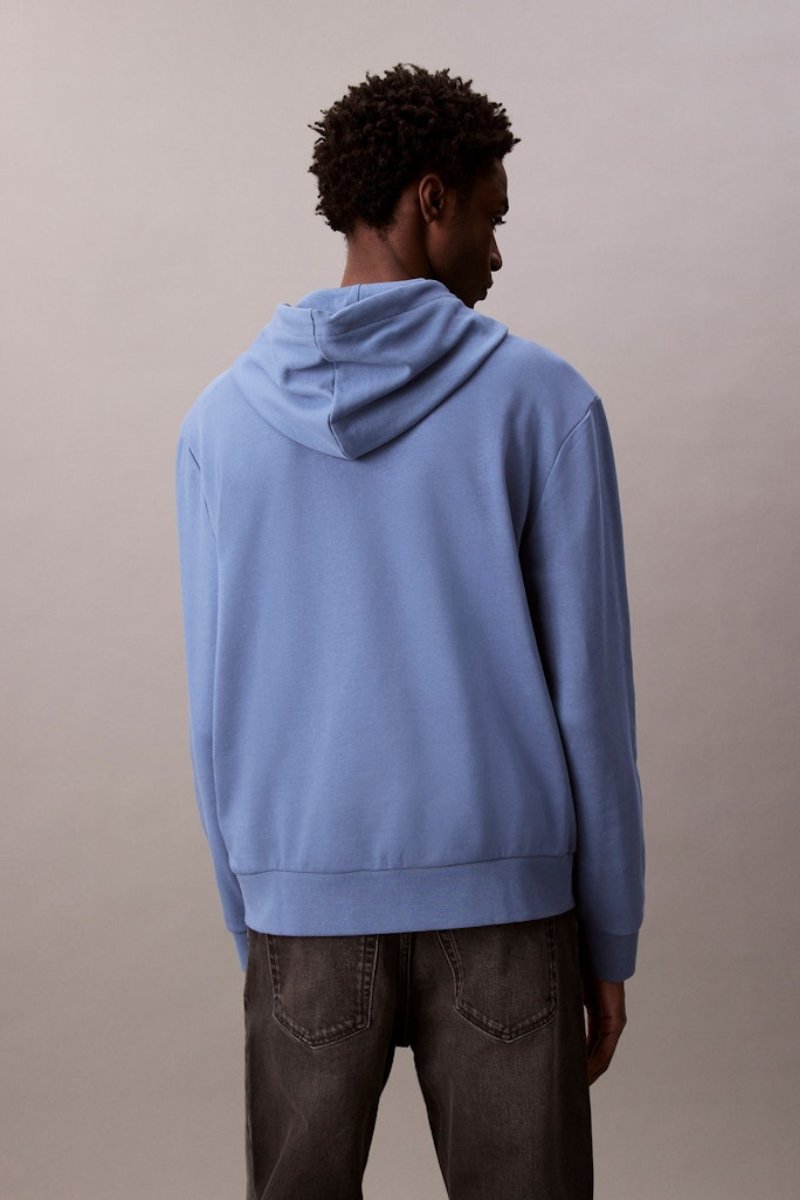 Calvin Klein 374G 350 Terry Hoodie Dull Blue