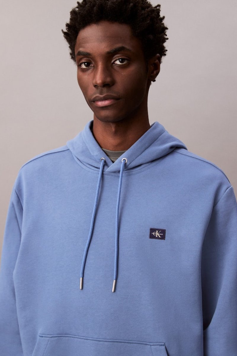 Calvin Klein 374G 350 Terry Hoodie Dull Blue