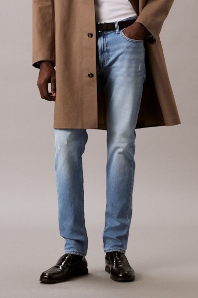 Calvin Klein 759G Slim Taper Jean Arrow Stone