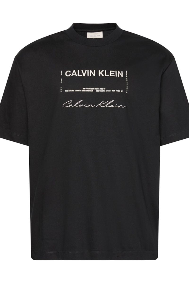 Calvin Klein 827 16S April Graphic T-Shirt Black