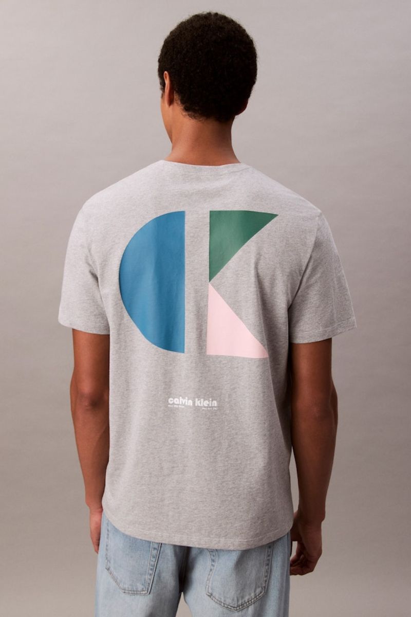 Calvin Klein 827G 20s CK Bauhaus T-Shirt Grey