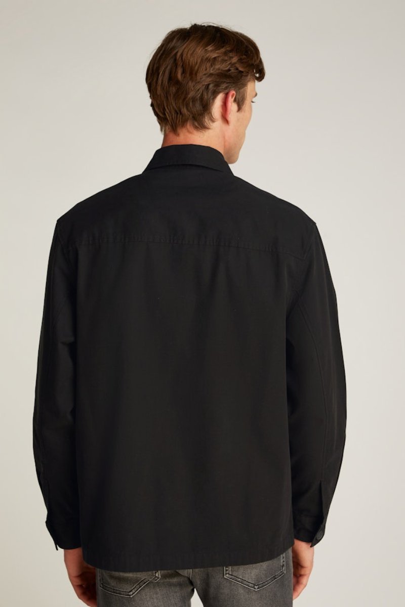 Calvin Klein 6724 Clean Cotton Overshirt Black