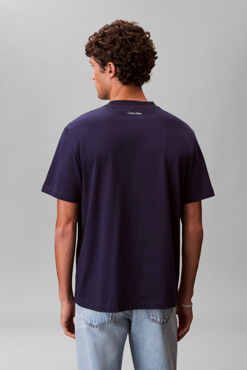Calvin Klein 20S March Graphic T-Shirt Navy