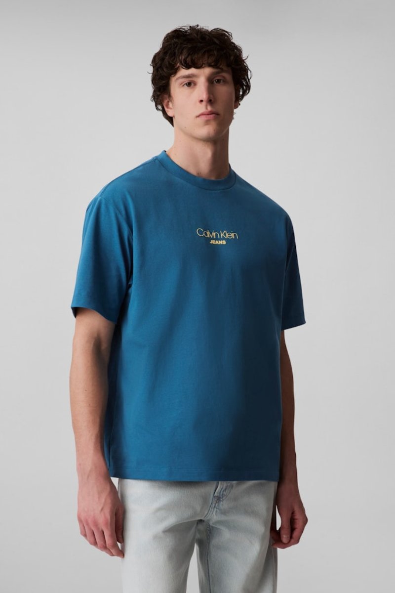 Calvin Klein 851G Rlxd Fit Tee Blue