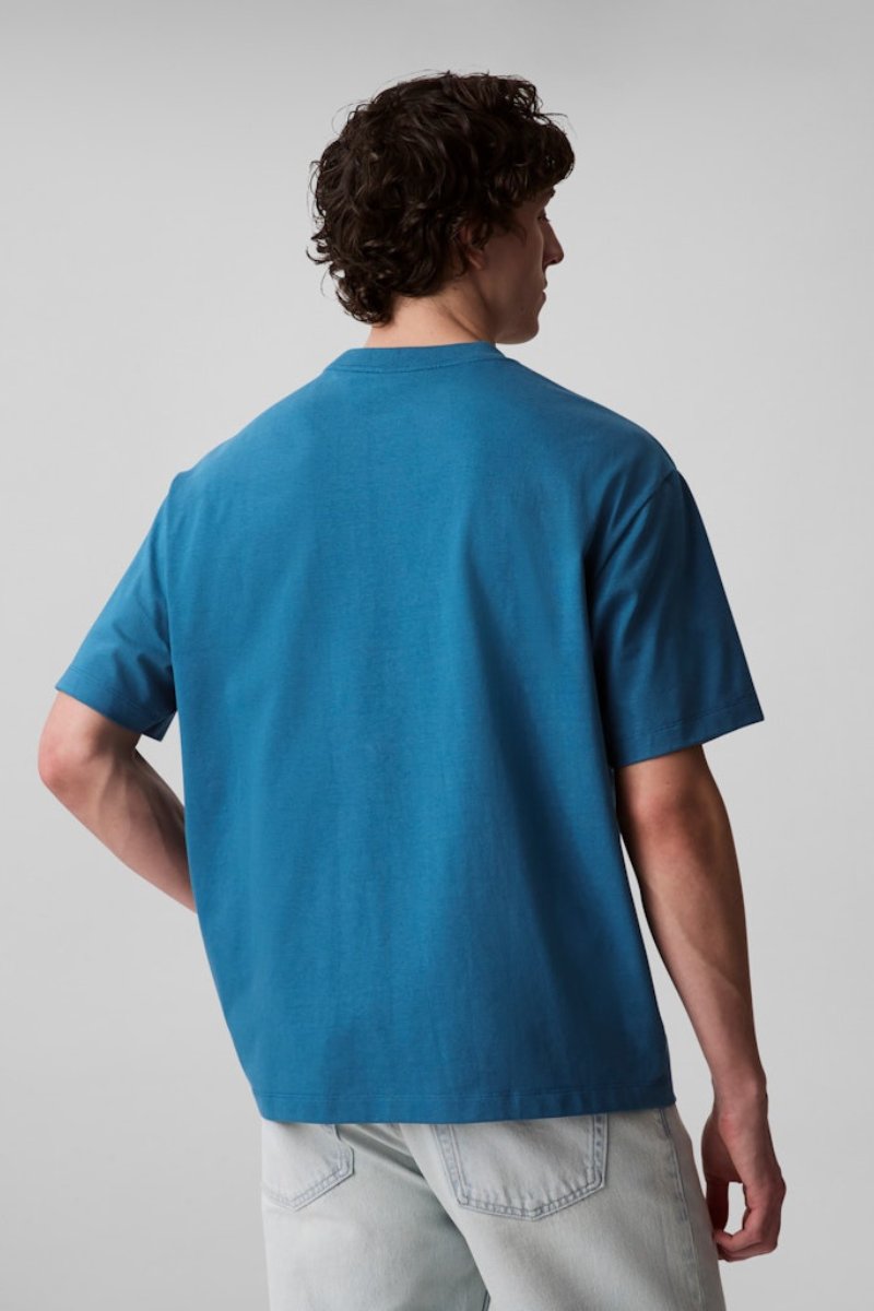 Calvin Klein 851G Rlxd Fit Tee Blue