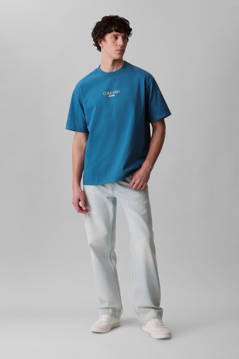 Calvin Klein 851G Rlxd Fit Tee Blue