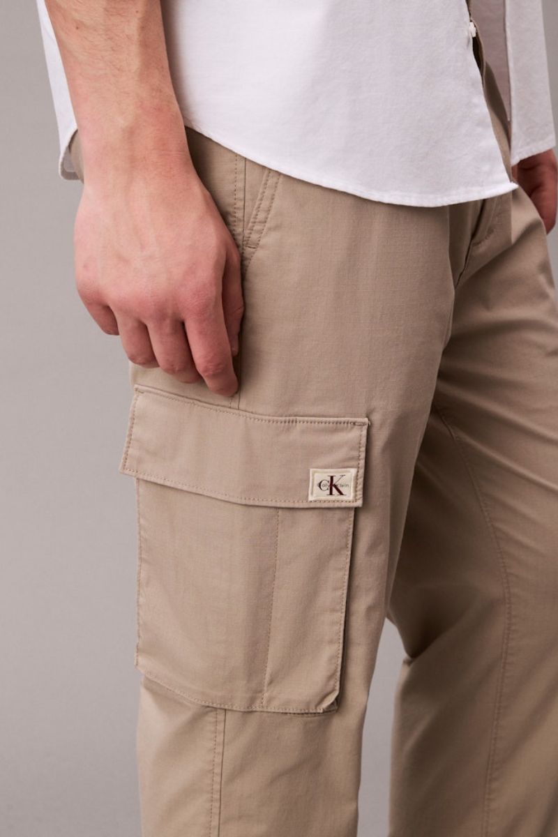 Calvin Klein 617G Skinny Ripstop Cargo Khaki