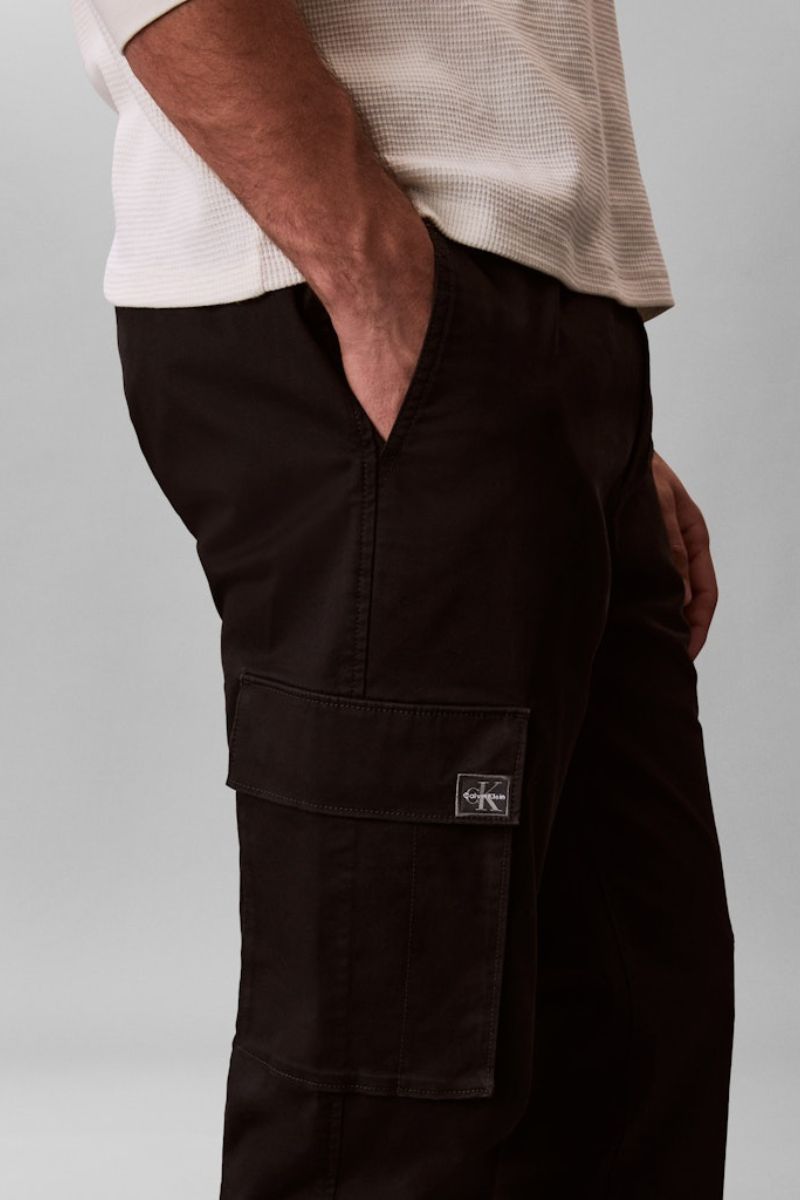 Calvin Klein 608 Skinny Comfort Cotton Cargo Black