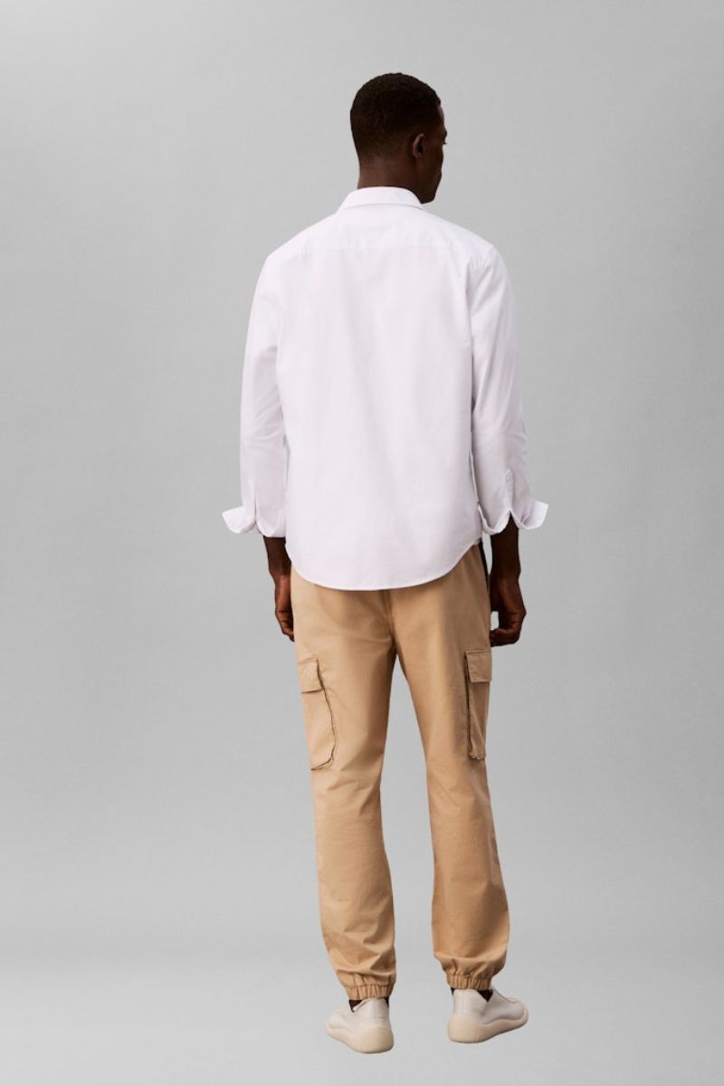 Calvin Klein 608 Skinny Comfort Cotton Cargo Travertine