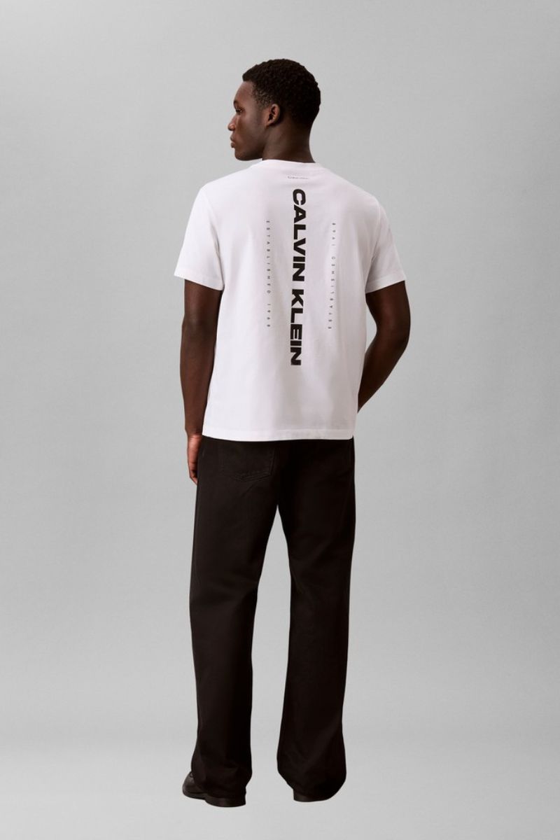 Calvin Klein 20S Washed Spine T-Shirt White