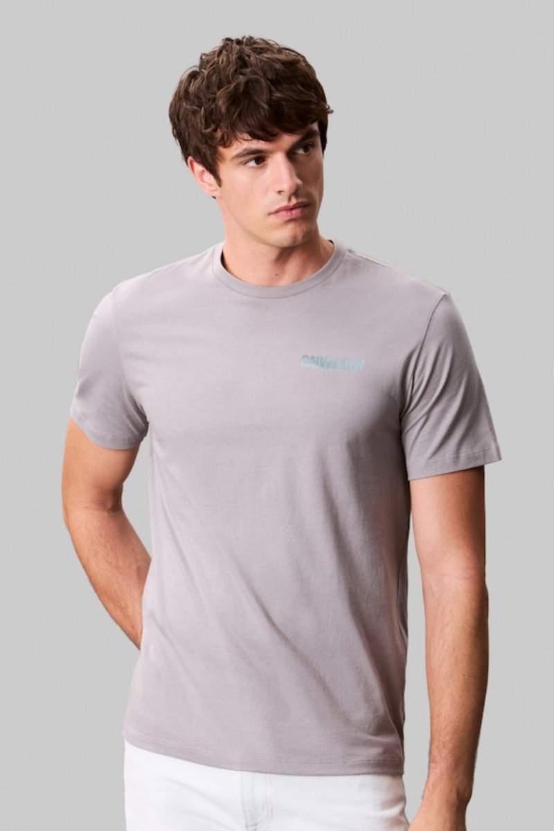 Calvin Klein 846G Word Street T-Shirt Steep Grey