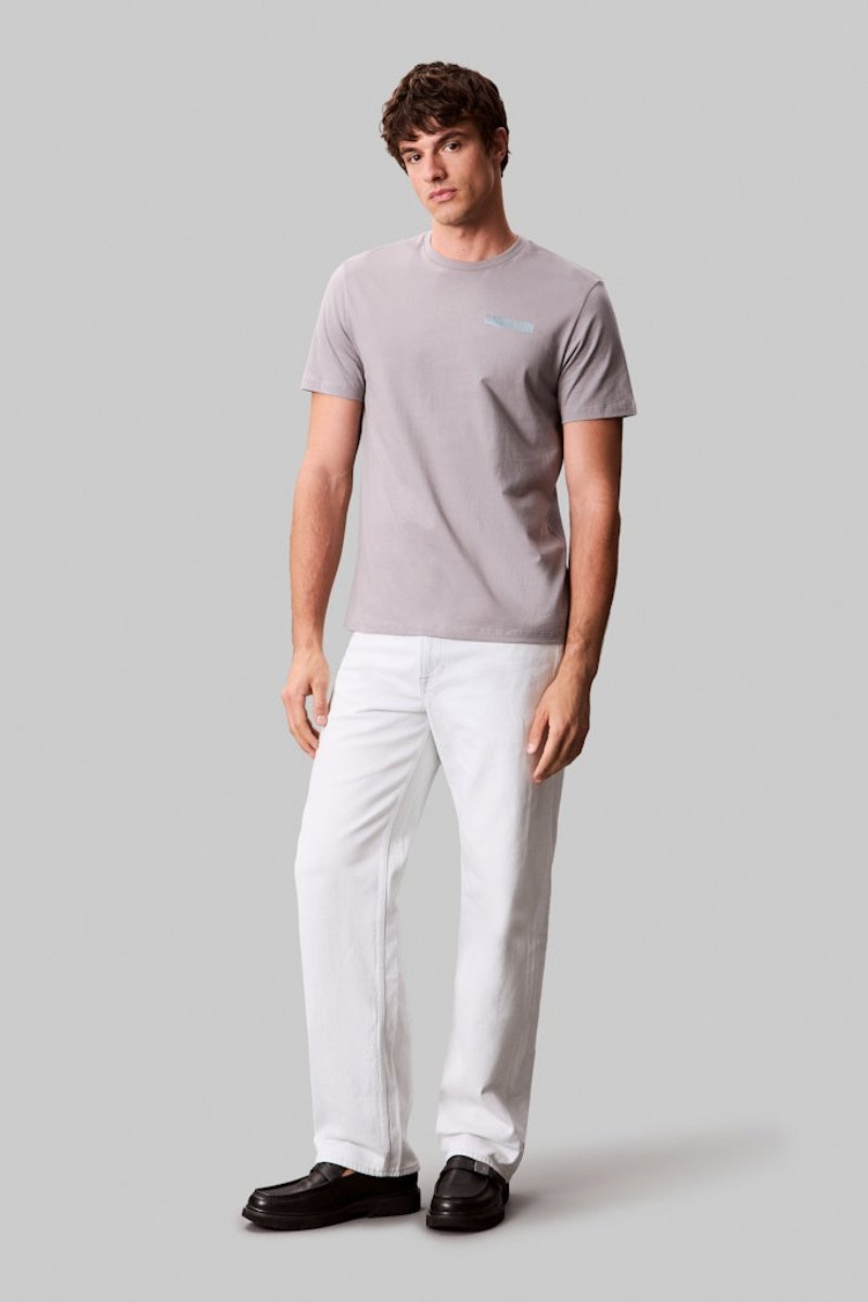 Calvin Klein 846G Word Street T-Shirt Steep Grey