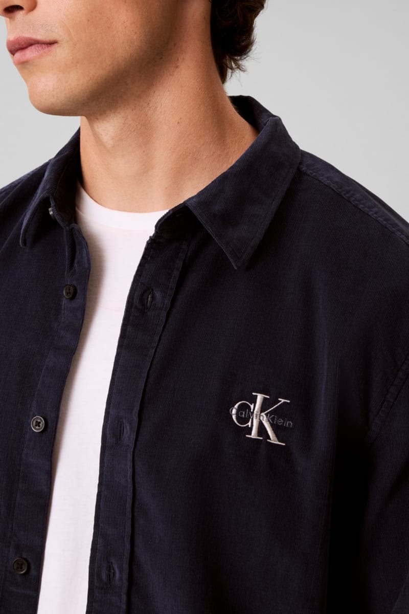Calvin Klein 114G Corduroy Shirt Dark Sapphire