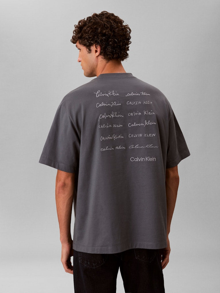 Calvin Klein 828 16S Graphic T-Shirt Turbulance