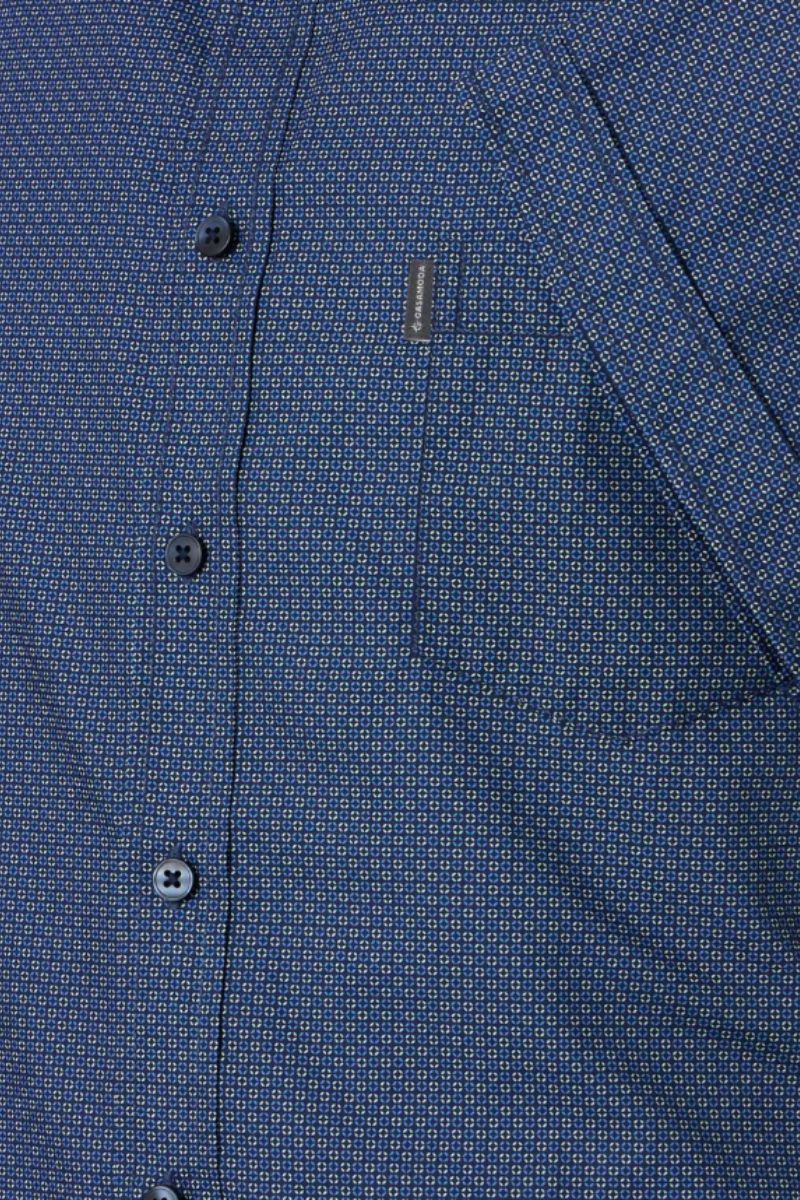 Casa Moda 31081 Comfort Fit SS Shirt Blue