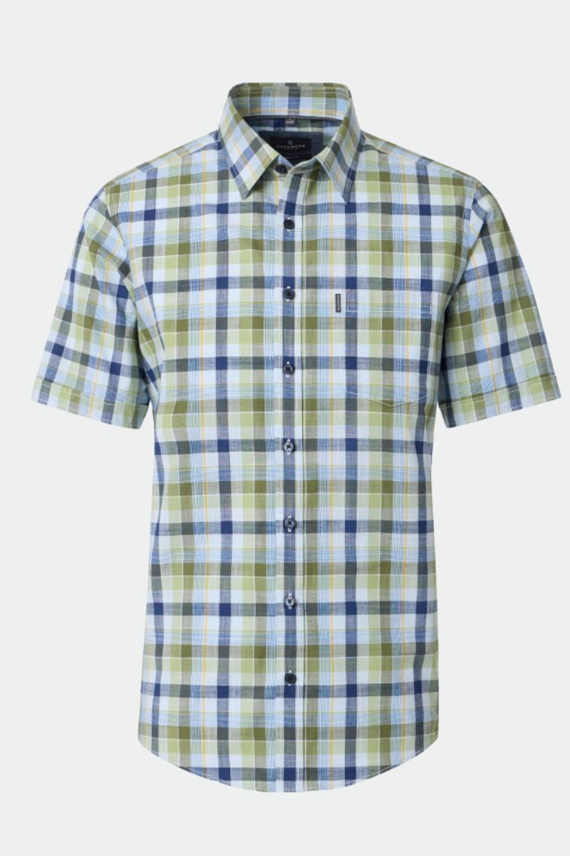 Casa Moda 31331 Short Sleeve Shirt Green