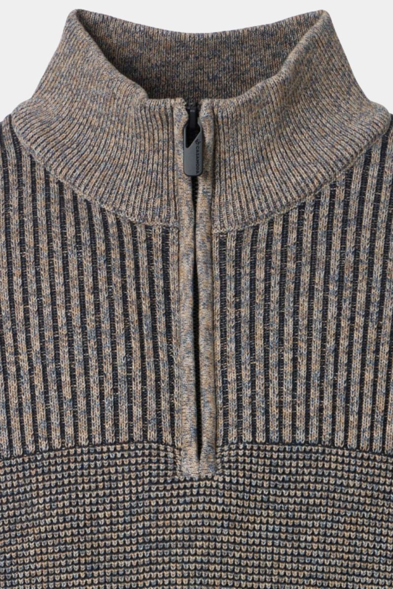 Casa Moda 80000 1/4 Zip Jumper Burro