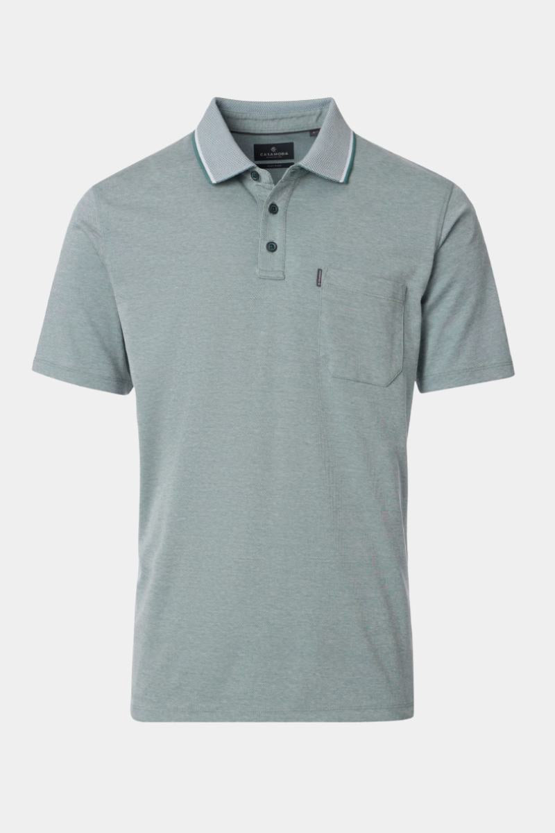 Casa Moda 6500 Poloshirt Sage