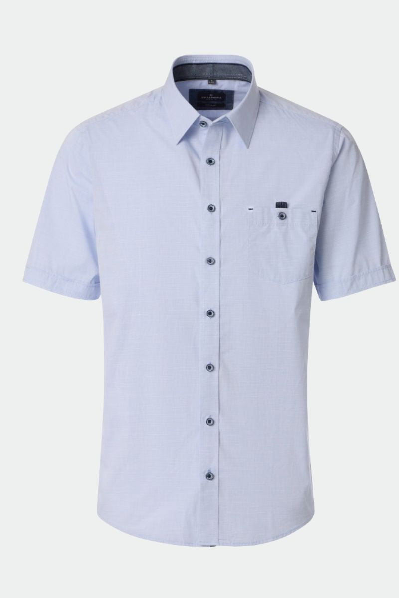 Casa Moda 31571 Short Sleeve Shirt Blue