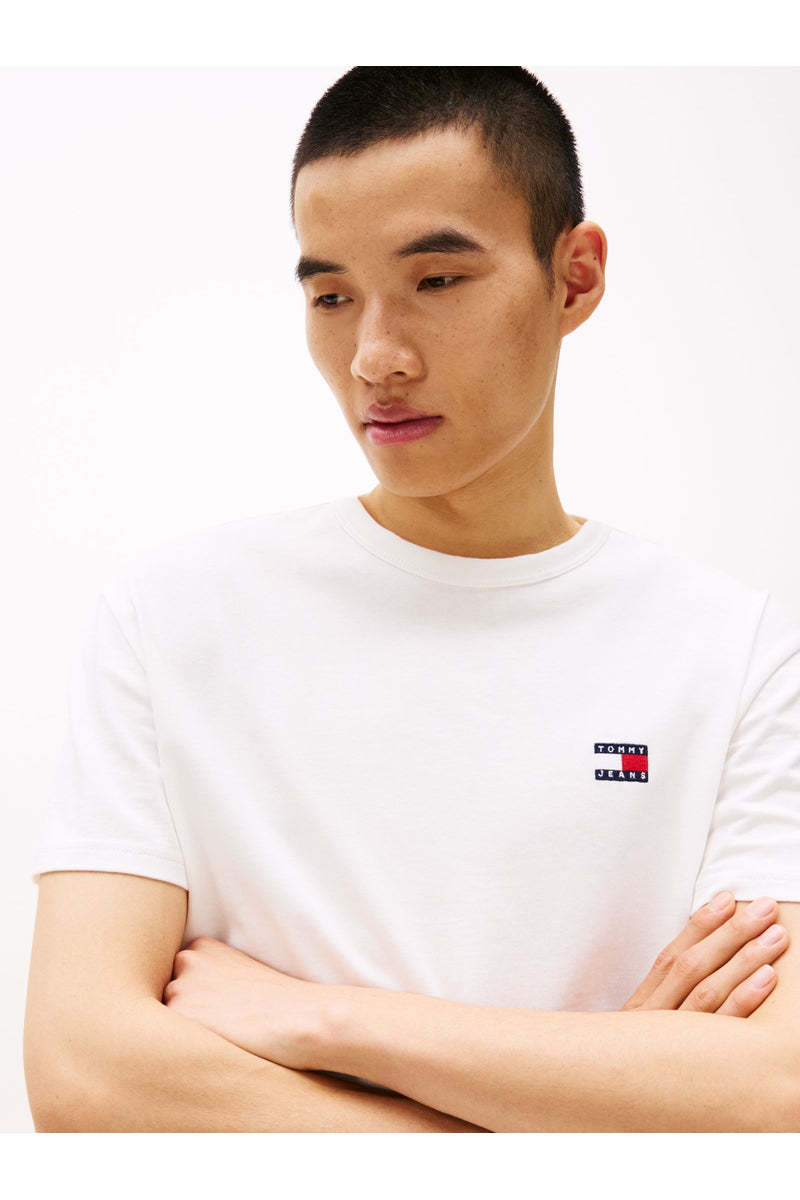 Tommy Jeans 20322 Regular Badge T-Shirt Ecru