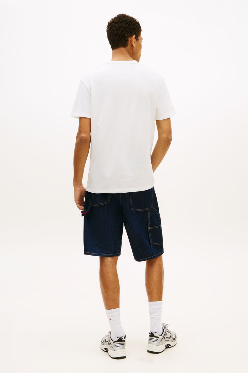 Tommy Jeans 20322 Regular Badge T-Shirt Ecru