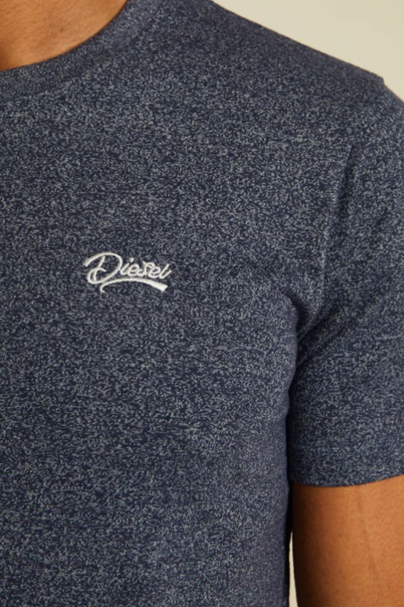 Diesel Basic Sky O Neck T-Shirt Indigo