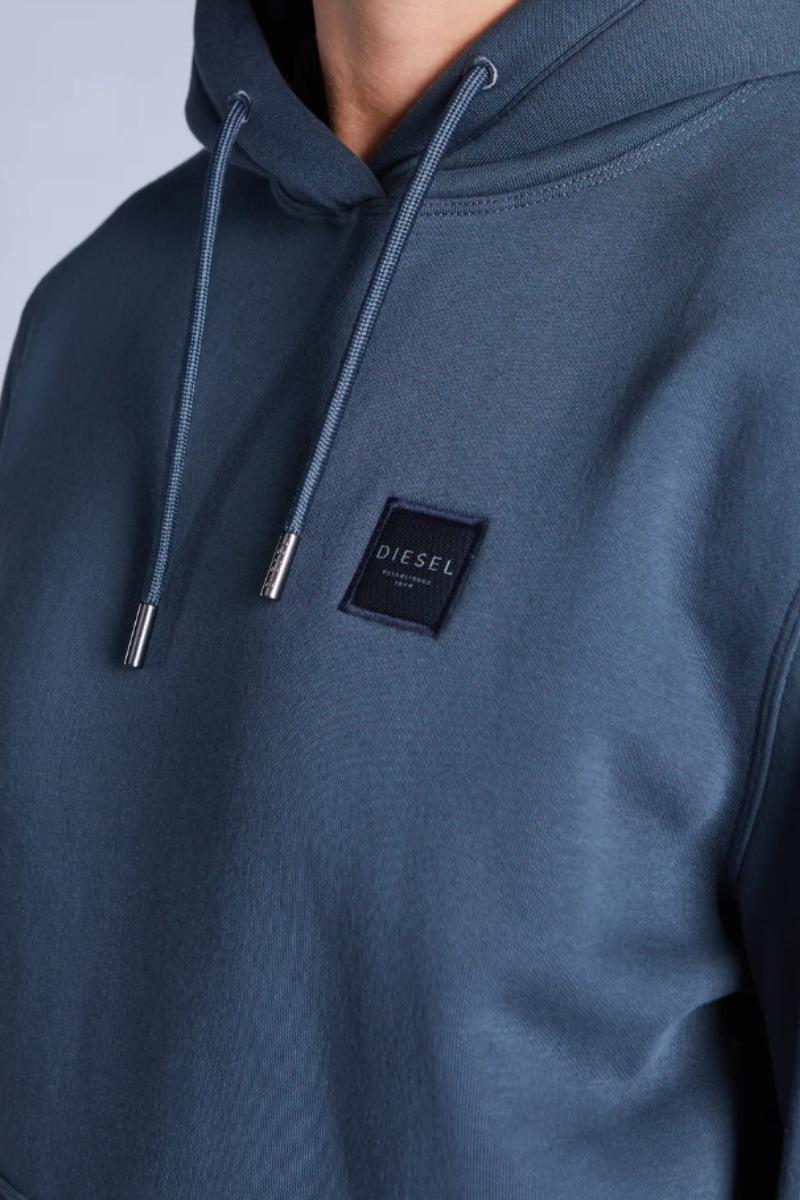 Diesel Dakota Hoodie Petrol Blue