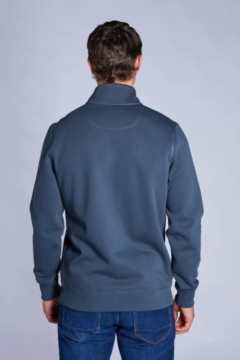 Diesel Dax 1/2 Zip Sweatshirt Petrol Blue