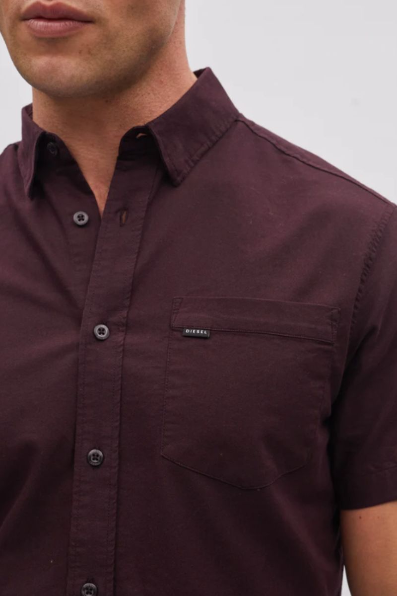 Diesel Sullivan Shirt Dark Prune