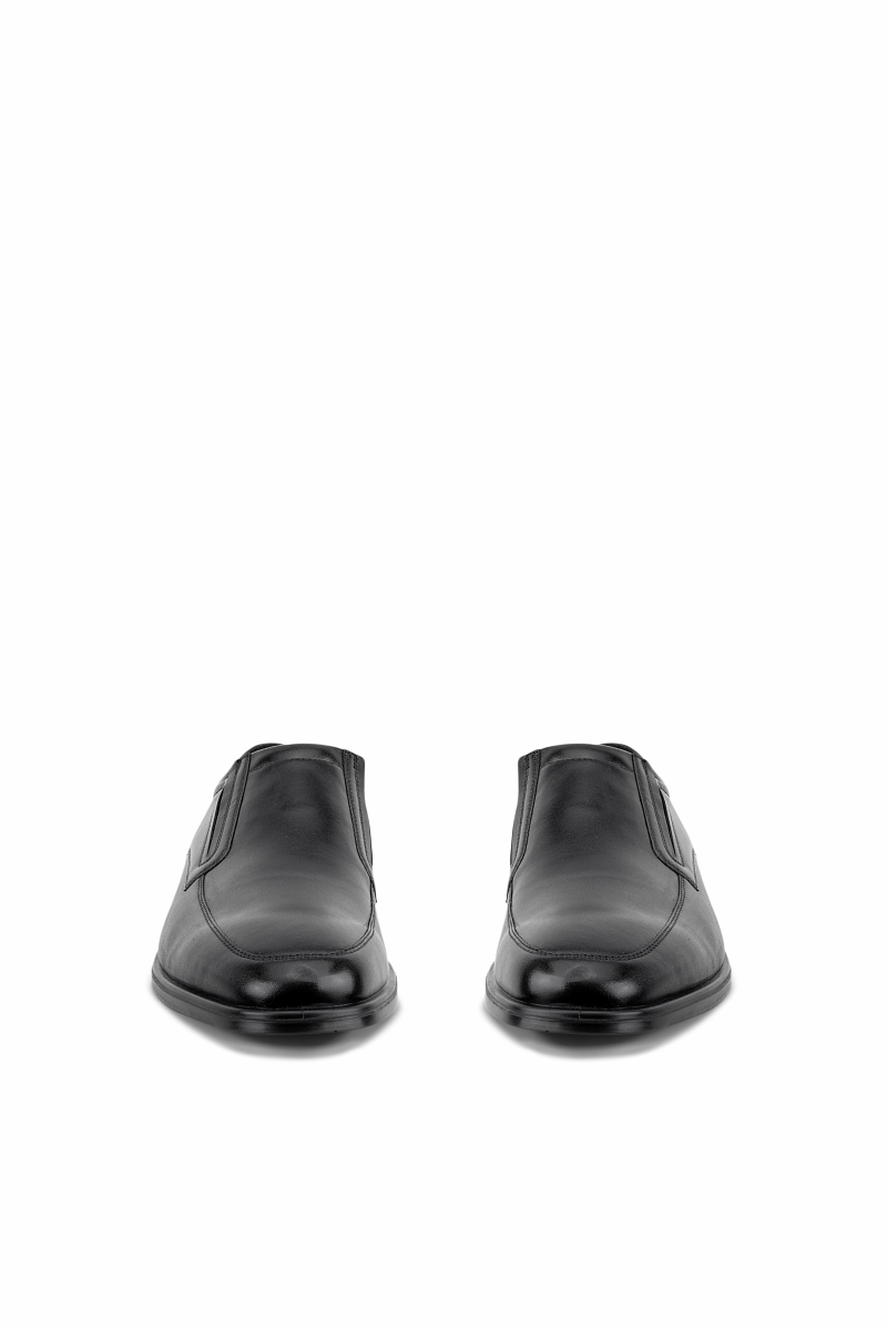 Ecco 621944 Melbourne Leather Slip On Shoes Black