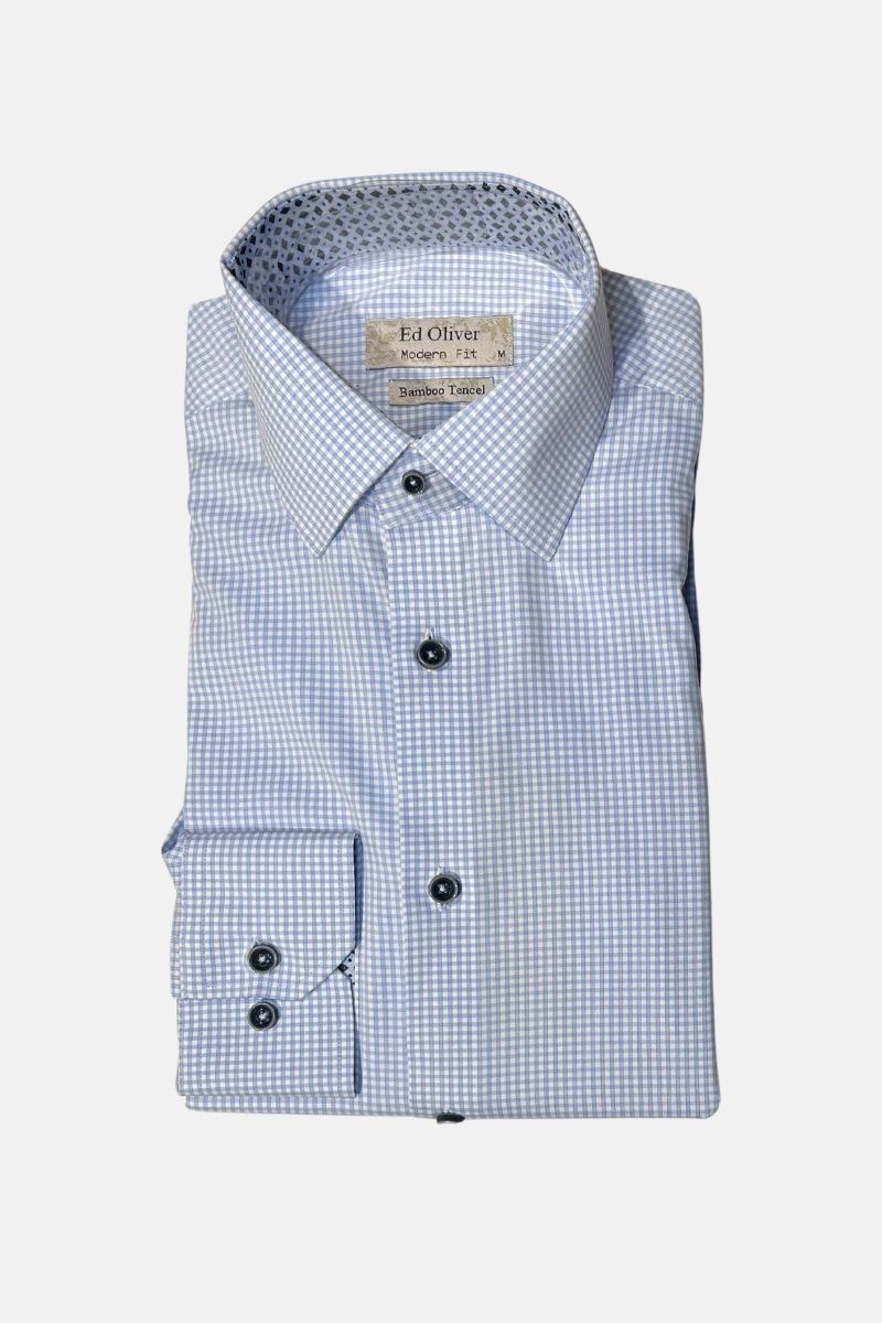 Benetti Ed Oliver Shirt Blue Check