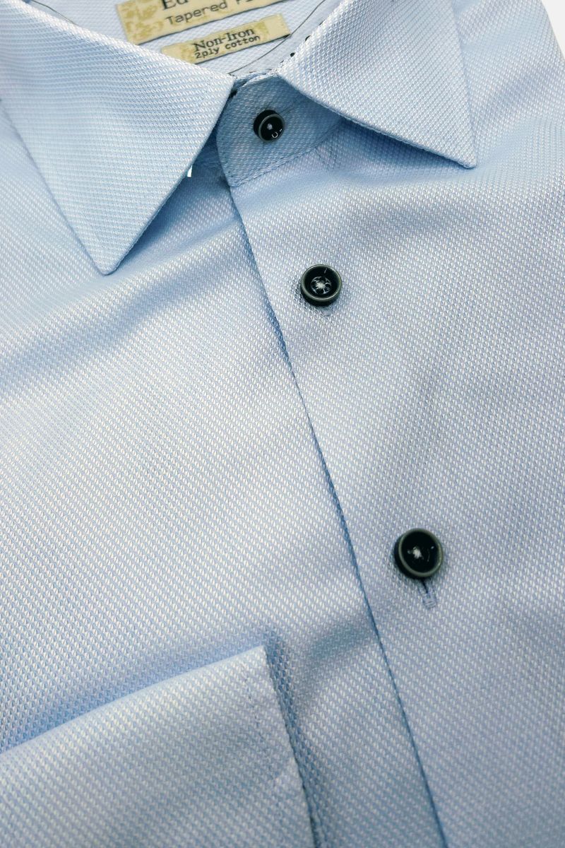 Ed Oliver Tapered Fit Shirt Sky Blue