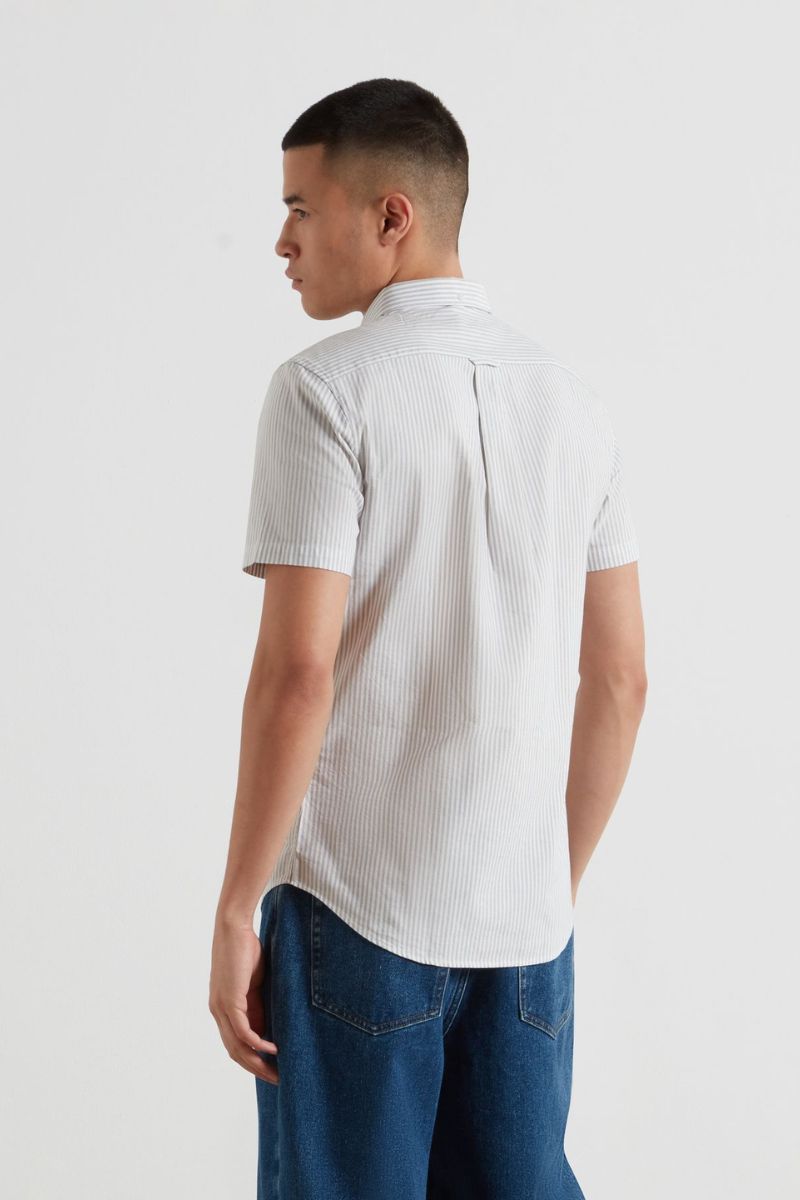 Farah Brewer SS Stripe Shirt Balsam