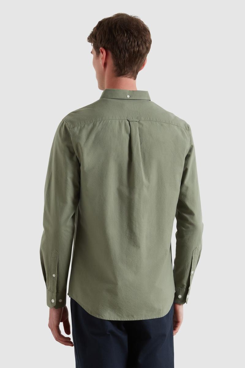 Farah Brewer Slim Shirt Tarragon