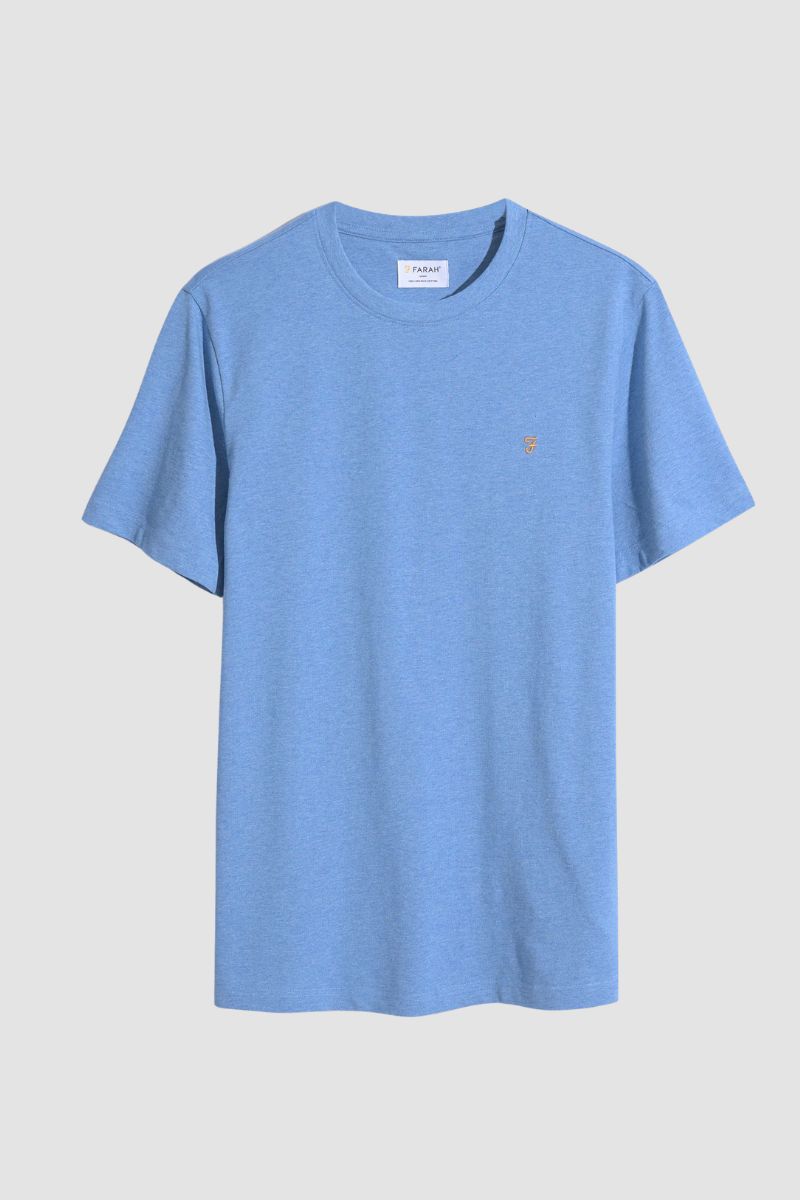 Farah Danny T-Shirt Blue Tide